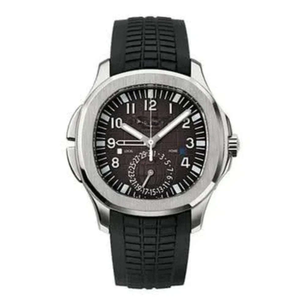Valmont Voyager 42 – Black Dial | Black Rubber Strap & Chronograph
