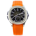 Valmont Voyager 42 – Black Dial | Orange Rubber Strap & Chronograph