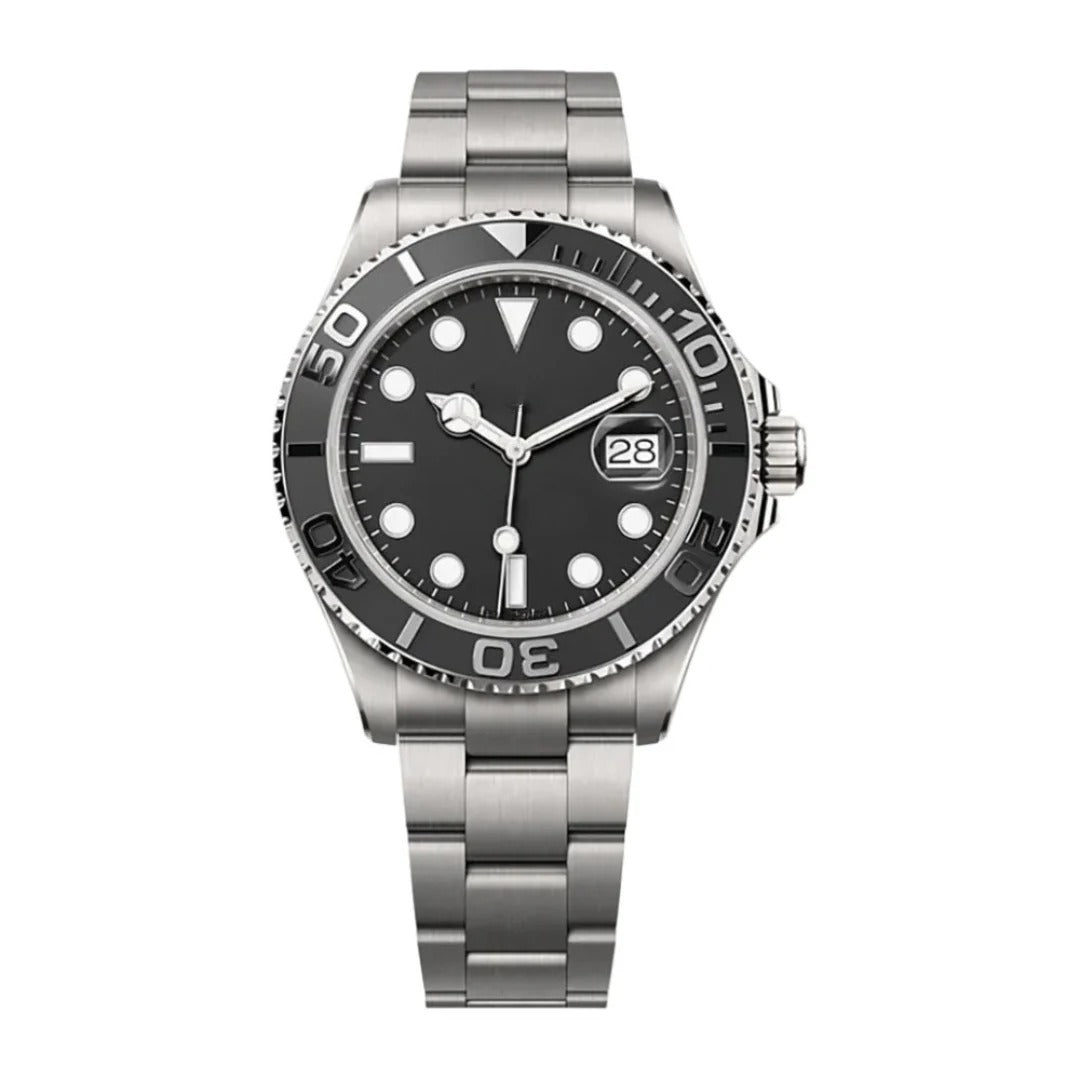 Imperium Abyss 40 – Black Dial | Oysterflex Strap & Matte Black Dive Bezel