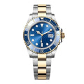 Imperium Abyss 41 – Blue Dial | Steel & Gold Bracelet & Blue Dive Bezel