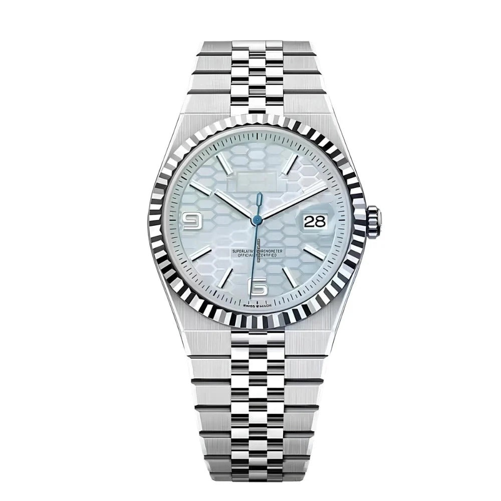Imperium Terrain 40 – Ice Blue Dial | Integrated Steel Bracelet