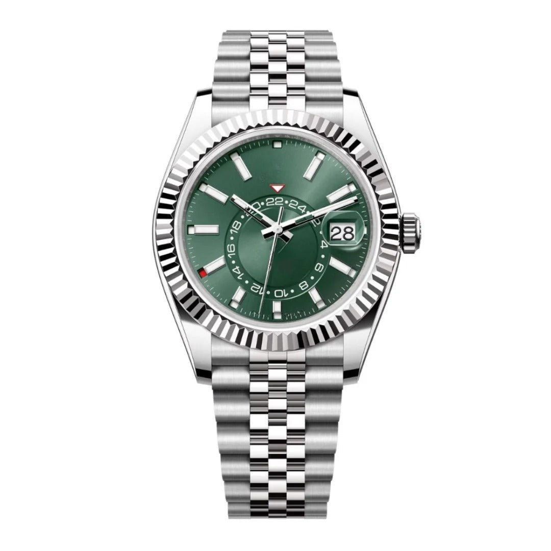 Imperium Sovereign 42 – Emerald Dial | Jubilee Bracelet & Annual Calendar