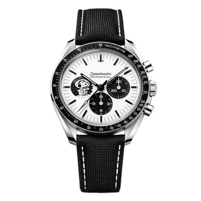 Aether Dogmaster 42 – Monochrome Panda Dial | Black Strap