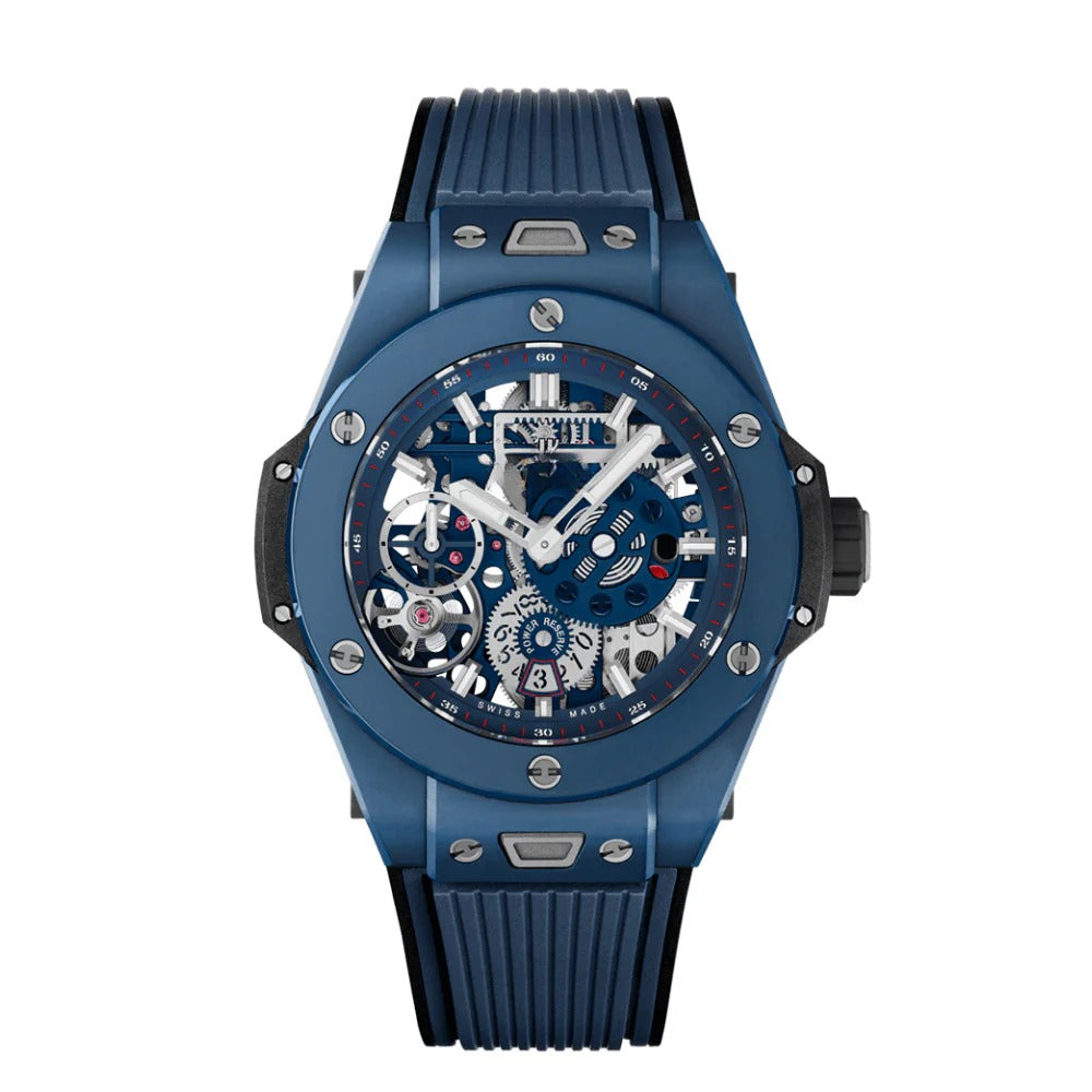 Novaris Fusion 45 – Blue Skeleton Dial | Blue Ceramic Case