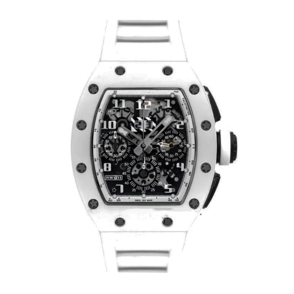 Novaris Phantom 44 – Frost White Skeleton Dial | White Composite Case