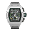 Novaris Phantom 44 – Grey Racing Skeleton Dial | Titanium Case