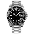 Imperium Atlas 40 – Black Dial | Oyster Bracelet & Grey-Black GMT Bezel