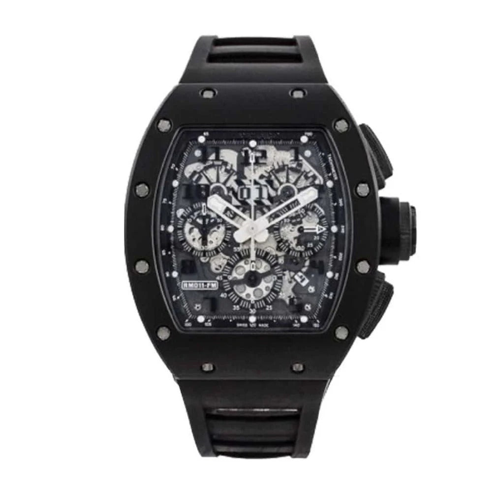 Novaris Phantom 44 – Black Carbon Skeleton Dial | Black Composite Case
