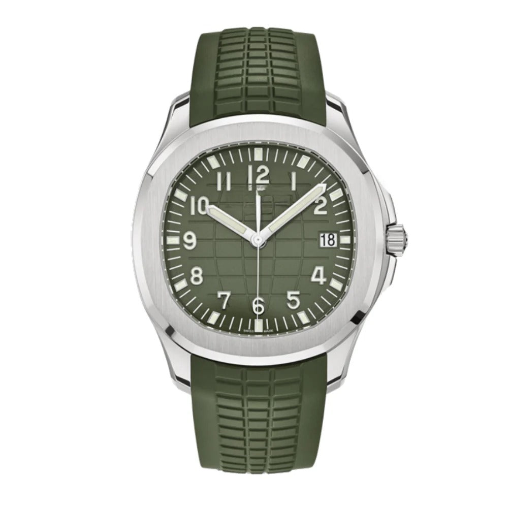 Valmont Voyager 40 – Khaki Green Dial | Rubber Strap