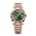 Imperium Sovereign 40 – Green Dial | Rose Gold President Bracelet