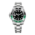Imperium Atlas 40 – Black Dial | Oyster Bracelet & Green-Black GMT Bezel