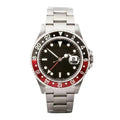 Imperium Atlas 40 – Black Dial | Jubilee Bracelet & Red-Black GMT Bezel