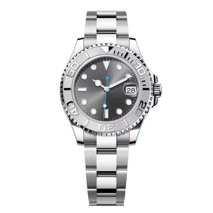 Imperium Abyss 40 – Rhodium Dial | Oyster Bracelet & Platinum Dive Bezel