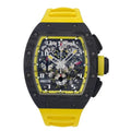 Novaris Fusion 41 – Yellow Skeleton Dial | Yellow Composite Case
