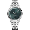 Aether Heritage 40 – Emerald Dial | Steel Bracelet