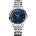 Aether Heritage 40 – Blue Textured Dial | Steel Bracelet