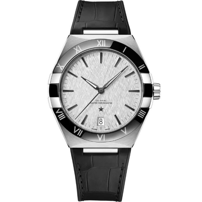 Aether Constella 41 – Silver Dial | Black Leather Strap