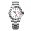 Imperium Pathfinder 42 – White Dial | Fixed Steel Bezel