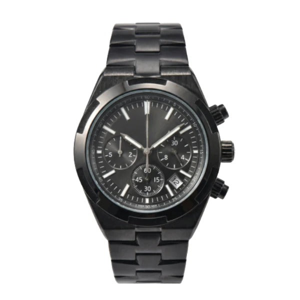 Continental Chronograph 42 – Black Dial | Black DLC Case