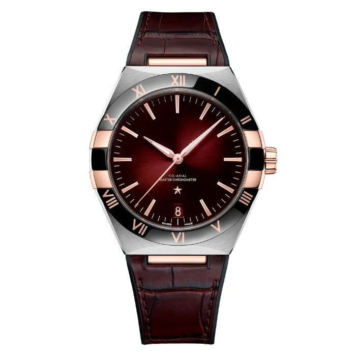 Aether Constella 41 – Burgundy Dial | Burgundy Strap