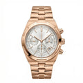 Continental Chronograph 42 – White Dial | Rose Gold Bracelet