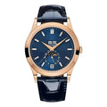 Valmont Legacy 40 – White Dial | Rose Gold Case & Brown Leather Strap