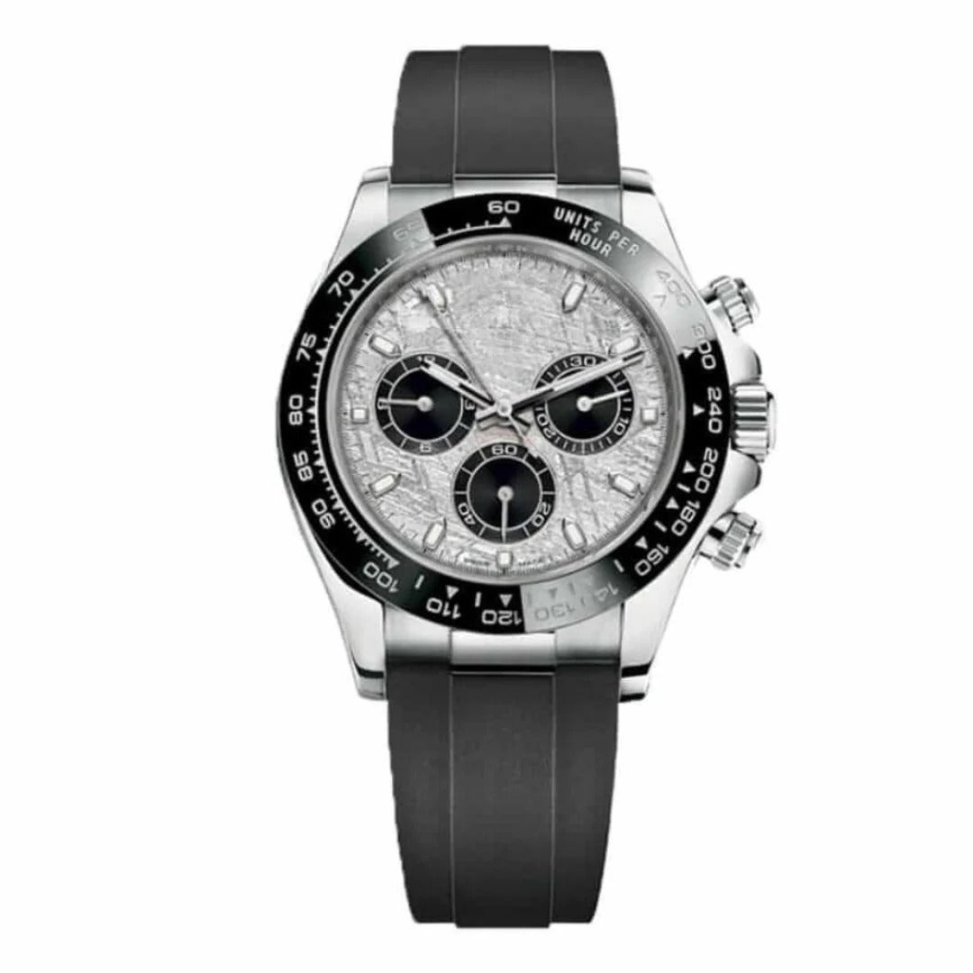 Imperium Velocity 40 – Meteorite Dial | Oysterflex Strap & Steel Tachymeter Bezel