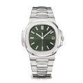 Valmont Horizon 40 – Olive Green Dial | Integrated Steel Bracelet
