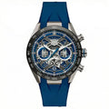 Chronara Racing Pro 44 – Blue Skeleton Dial | Blue Rubber Strap