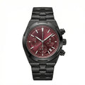 Continental Chronograph 42 – Burgundy Dial | Black DLC Case
