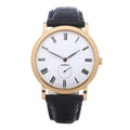 Valmont Heritage 40 – White Dial | Hobnail Bezel & Black Leather Strap