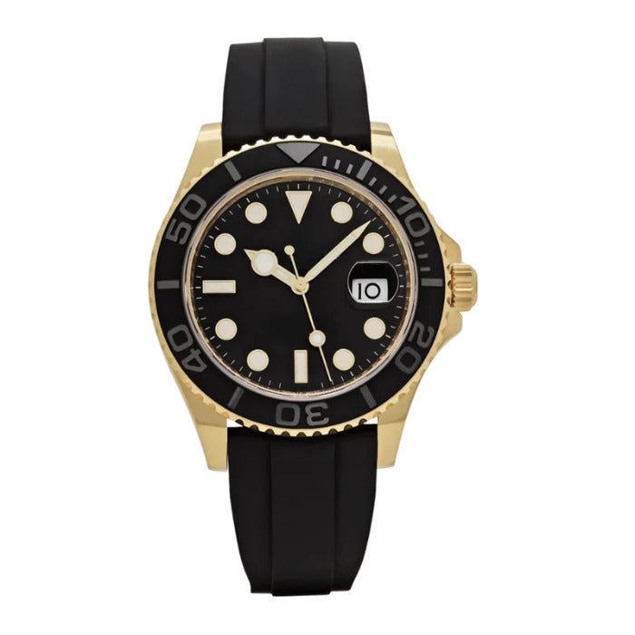 Imperium Abyss 42 – Black Dial | Oysterflex Strap & Yellow Gold Case