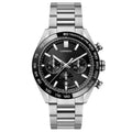 Chronara Racing 42 – Black Dial | Steel Bracelet