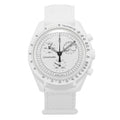 Aether Luna 42 – White Dial | White Strap & Moonphase