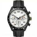 Chronara Racing Pro 42 – White Dial | Black DLC Case